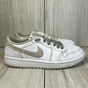 Nike Air Jordan 1 Retro Low Neutral Grey Sneaker Shoe cz0775-100 Womens Size 8